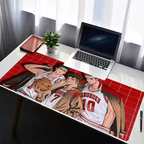 Mouse Pad PC Non Slip Rubber Anime Mousepad Laptop S-slam Dunk Gamer Cabinet Keyboard Pad Office Computer Gaming Desk Mouse Mat