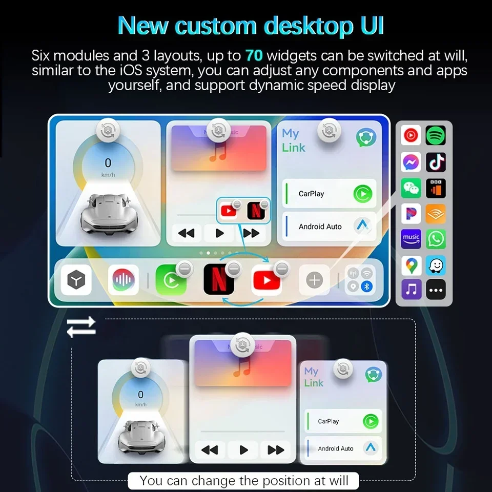 بطاقة SIM أندرويد صندوق الوسائط CarPlay يوتيوب USB AI صندوق USB دونغل لمرسيدس W223 W213 W222 C257 C118 H247 A238 W297 EQS GLE S