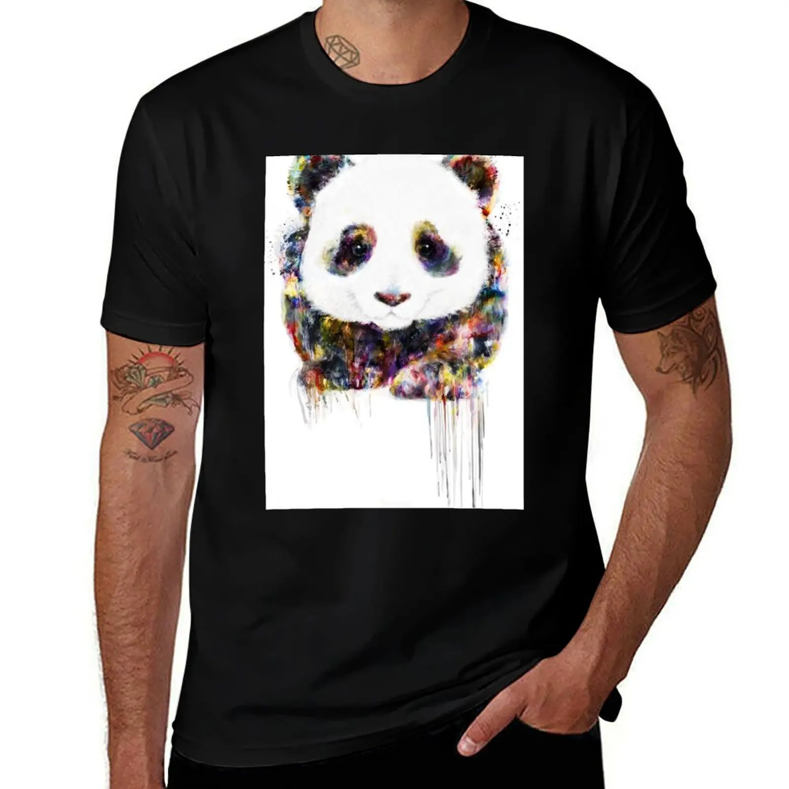 panda T-Shirt Odor Resistant Short Sleeve Top