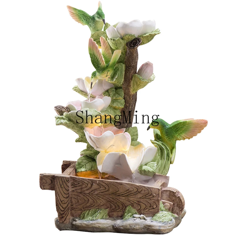 

ZYY circulating water flow device handicrafts living room feng shui lucky ornament creative home decoration