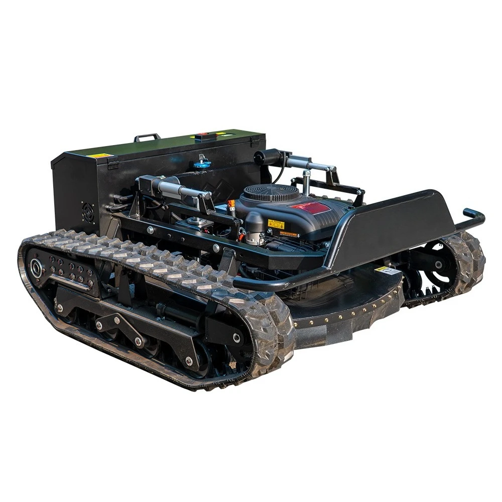 Remote‑Control Crawler Flail Mower, Multifunctional Lawn Mowing Equipment for Wasteland Reclamation and Orchard Weeding Work