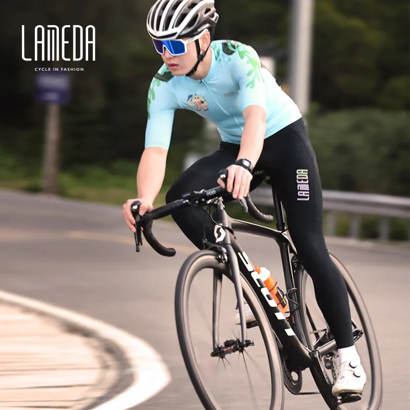 LAMEDA Men\'s Pants Windproof Warm Long Bicycle Pants Men\'s Professional Mountain Road Bicycle Pants Cycling Clothes for Men