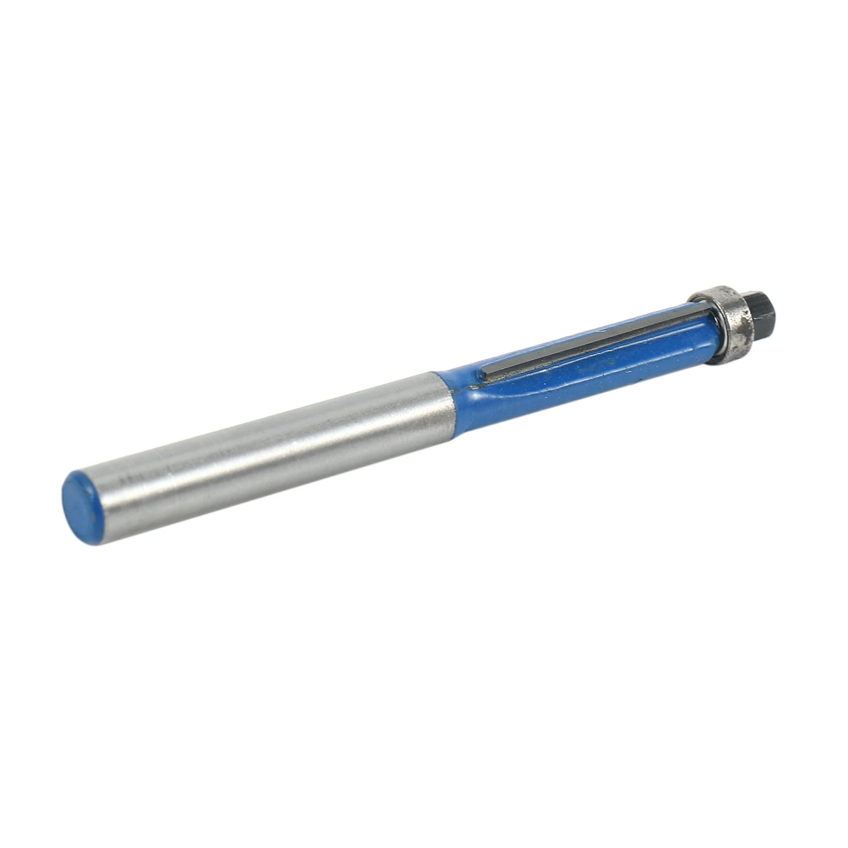 2pcs 2.6 inch Long 2 Edges Flush Trim Router Bit 1/4 inch x 1/4 inch for Carpenter