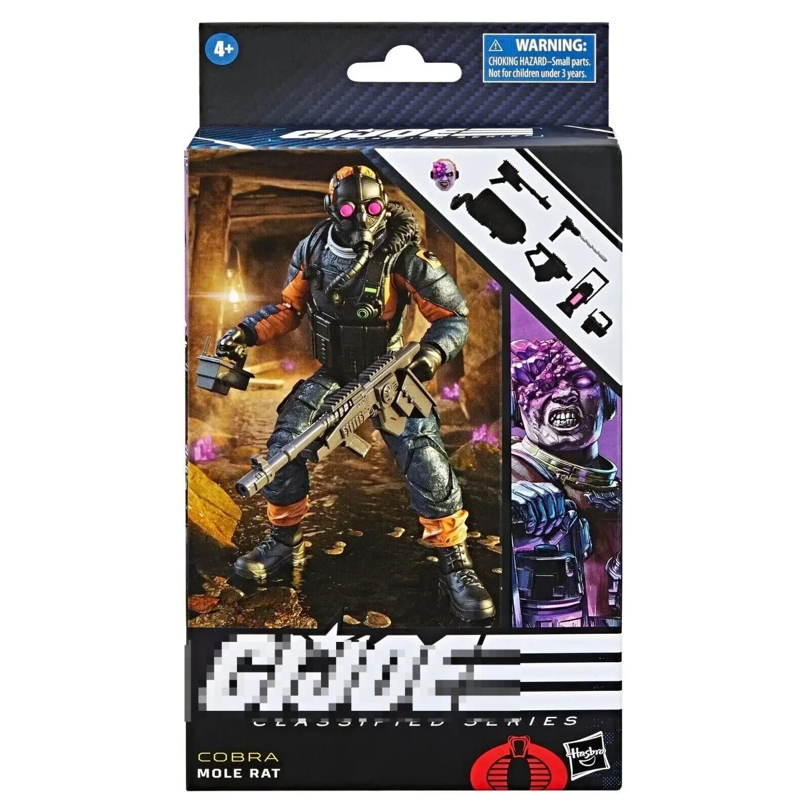 

В наличии Hasbro Classified Series 94, экшн-фигурка Cobra Mole Rat, модель игрушки, подарок для хобби