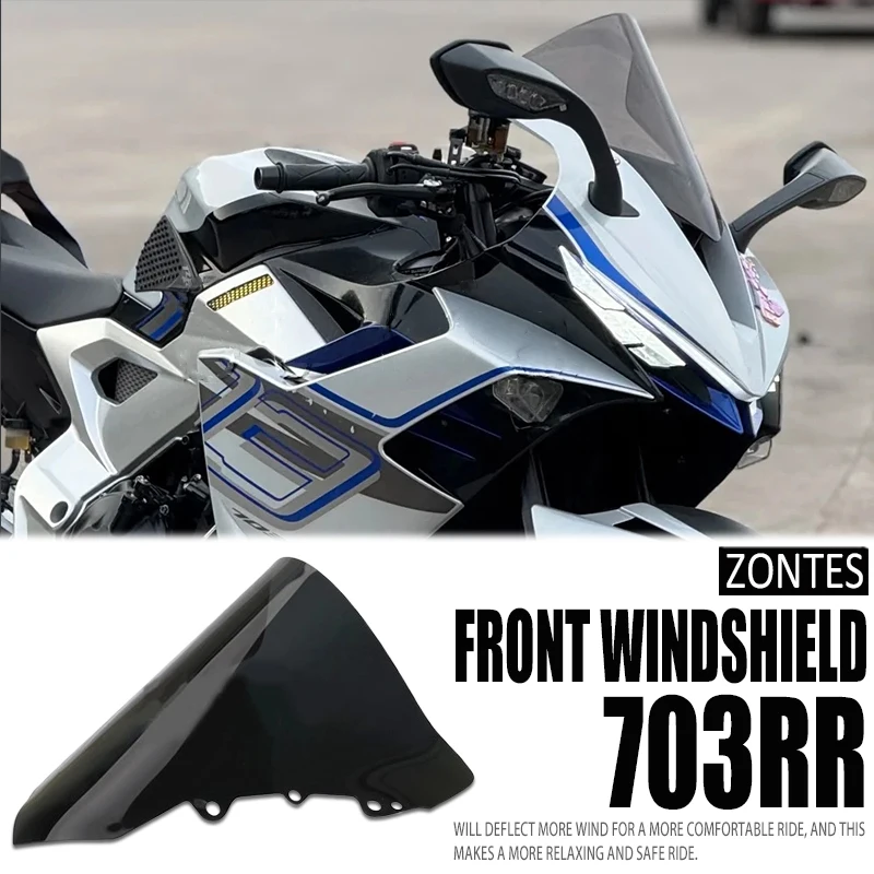 

For Zontes 703RR 703 RR 730rr 730 rr New Motorcycle Side Wind Screen Deflectors Front Windshield Windscreen Accessories Kit