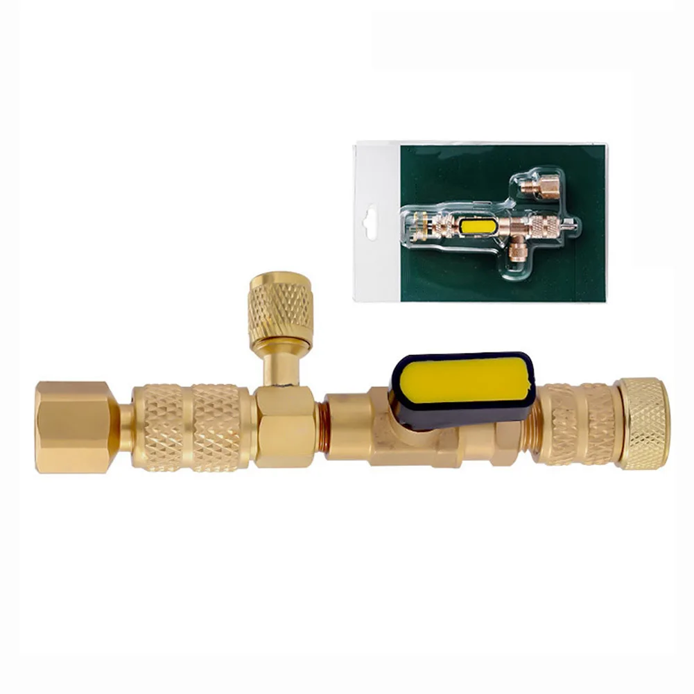 Functional HVAC Valve Core Removal Tool Designed for R22 R410A R404A R407C R32 and Supporting 1/4 inch and 5/16 inch Ports