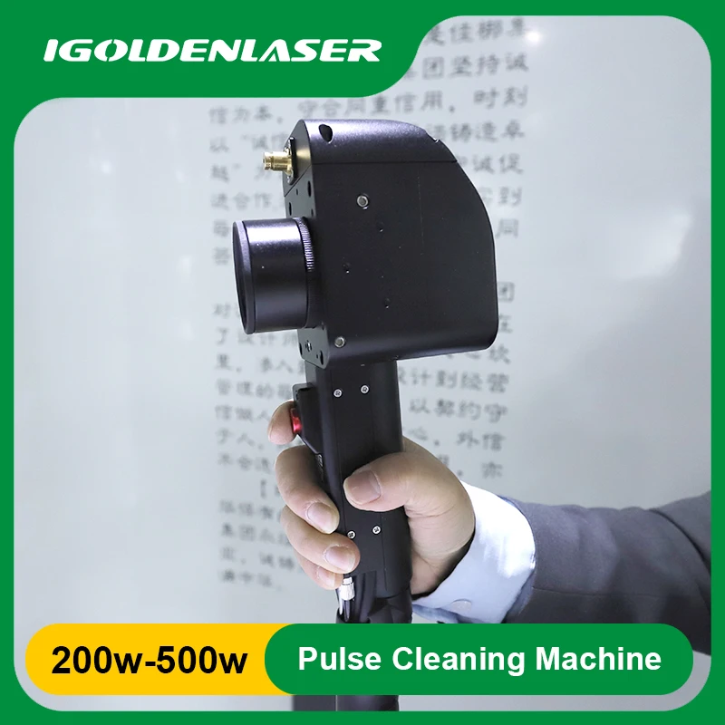 Laser Cleaning Machine Rust Removal Portable Paint Remove Backpack 100W 200W 300W Pulse Cleaning Machine