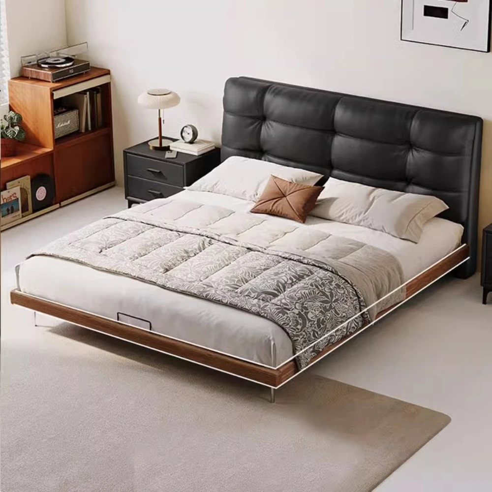 

Teenage Girls Minimalist Bed Adults European Double Frame 180x200 Bed Headboards Bedroom Camas Matrimoniales Home Accessories