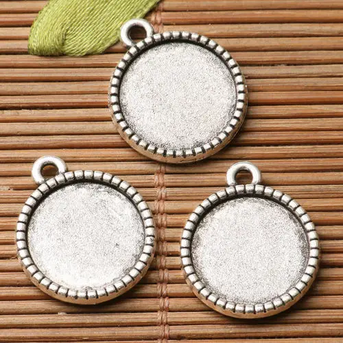 

Tibetan Silver Color 2sided Round Cabochon Setting In 10/12/14/16/18/20mm To Choose Lot 10pcs Jewellery Making Supplies