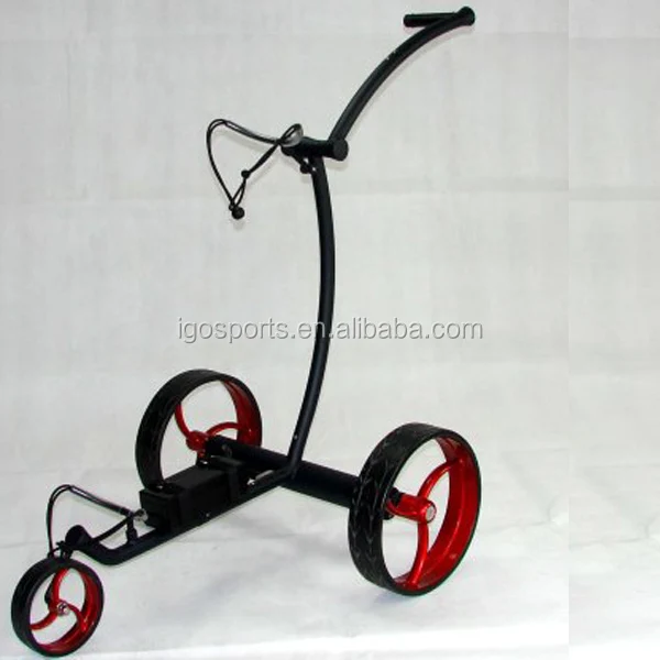 Aluminum 3 Wheel Golf Cart Foldable Lightweight Golf Trolley Portable Push/Pull Golf Caddy With Durable Frame