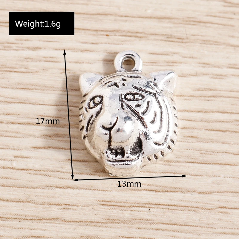 Tusember 20 Stück Legierungs-Anhänger in Form von Eule, Bär, Elefant und Pferd für Schmuck, Halsketten, DIY-Armbänder, Ohrringe, Zubehör und Bastelarbeiten – Detail 19