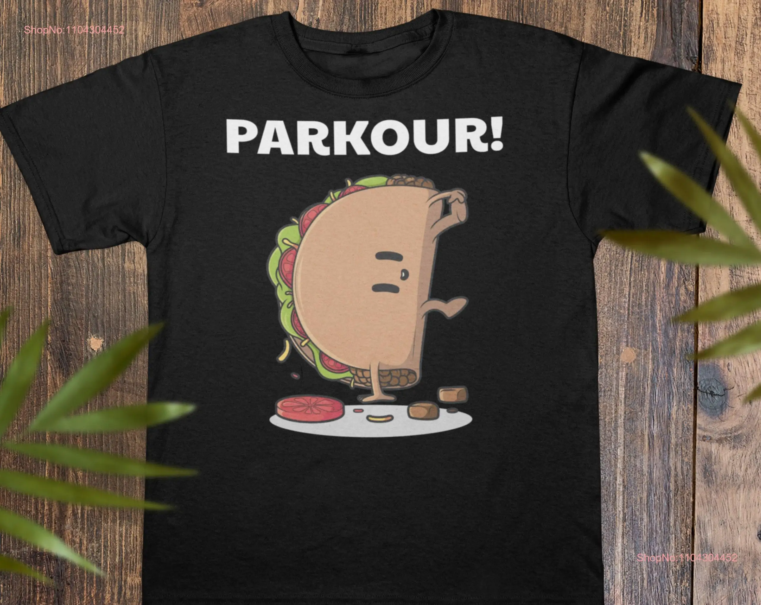 Funny Food Taco Parkour Fitness Cinco de Mayo Tuesday Belle T Shirt Lover Princess long or short sleeves