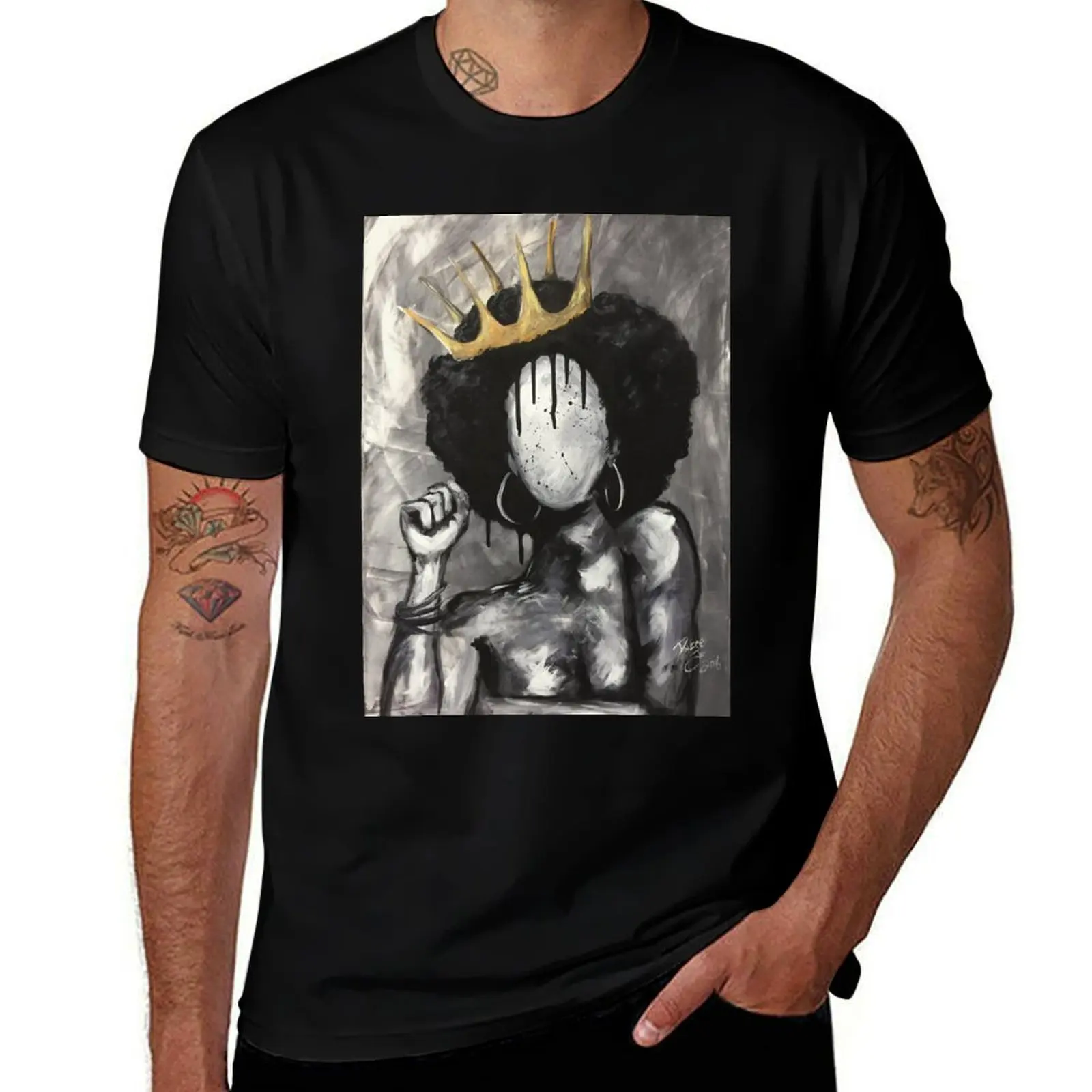 

Naturally Queen T-Shirt man t shirt graphic t shirts for man cotton T-Shirt