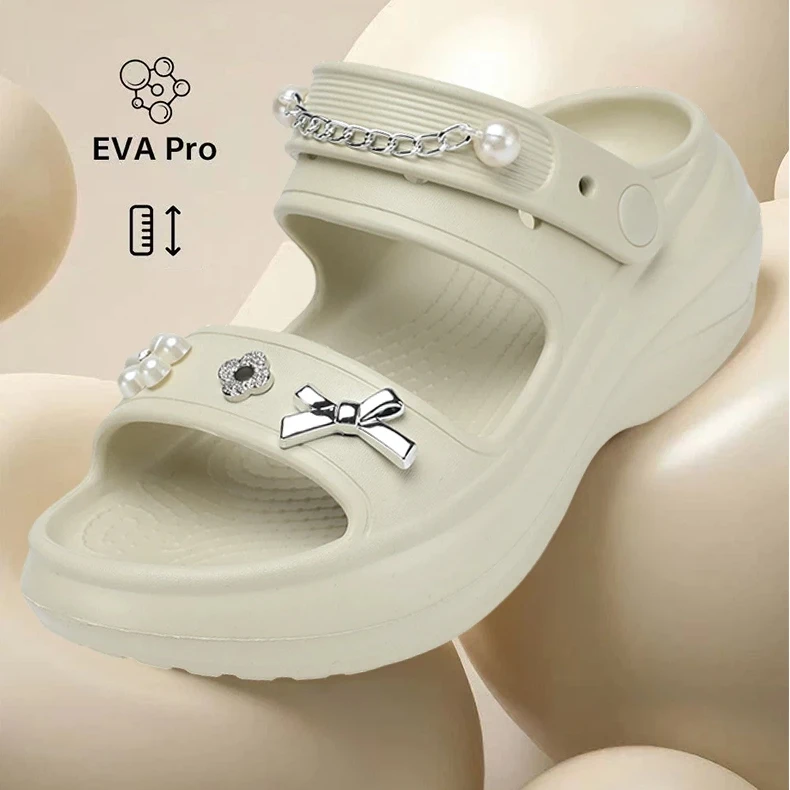 Women's Eva Platform Slides, Thick Sole Non-slip Casual Shoes_voghion.com