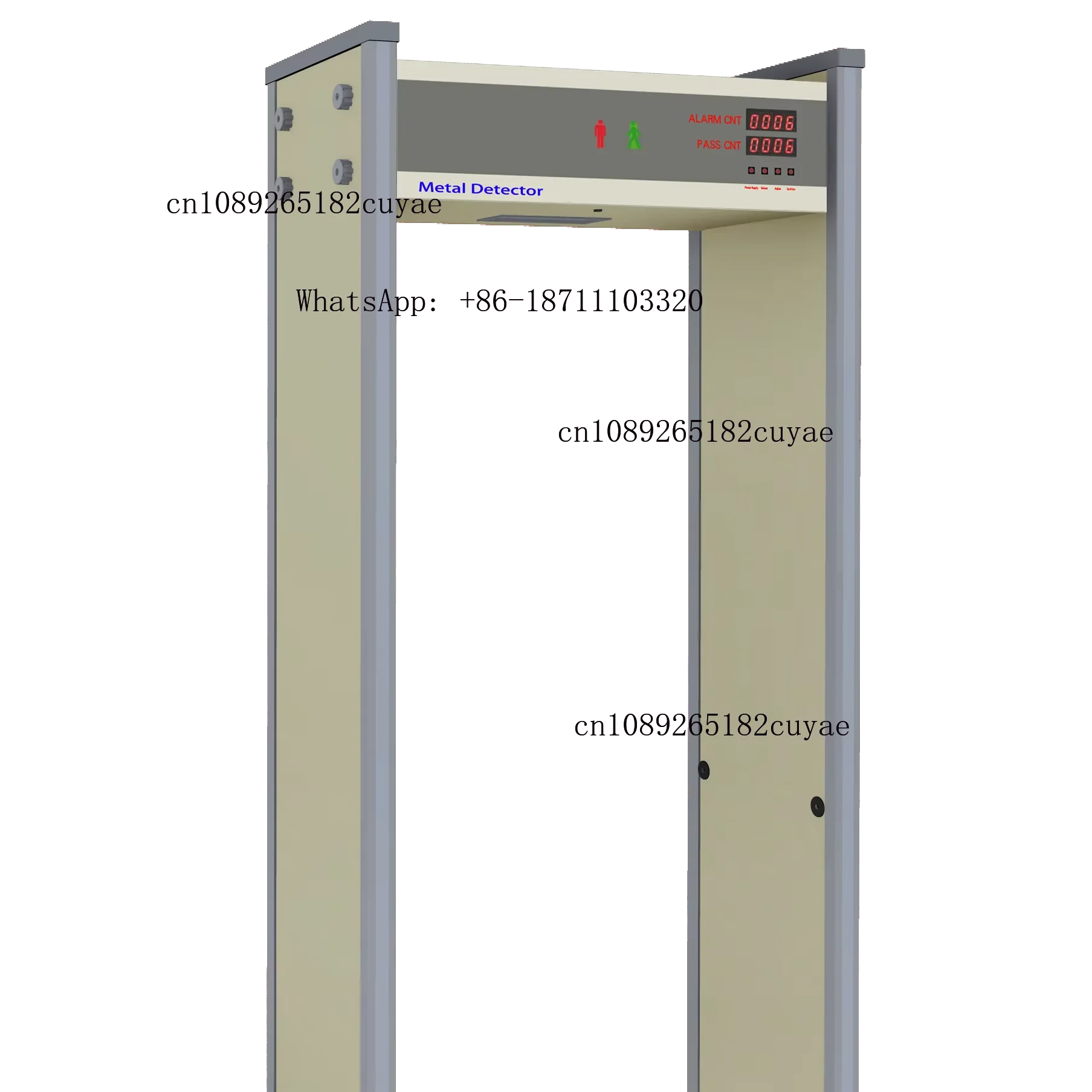 Hotselling Outdoor Use Security  Walkthrough Metal Detector / Security Gate, Airport Security Metal Detector Door