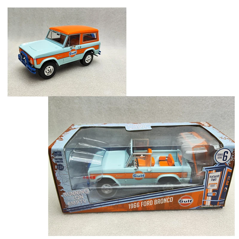 Green Light Limited Green Tire Edition 1:64 Big Truck Gulf Edition Mustang Имитация литого под давлением модель автомобиля из сплава Детская игрушка