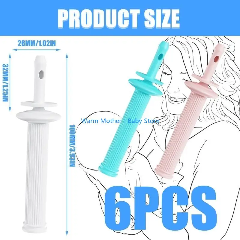 6 قطع من مسكنات مغص الغازات للأطفال، الحل الطبيعي لتخفيف غازات مغص الأطفال 57QE