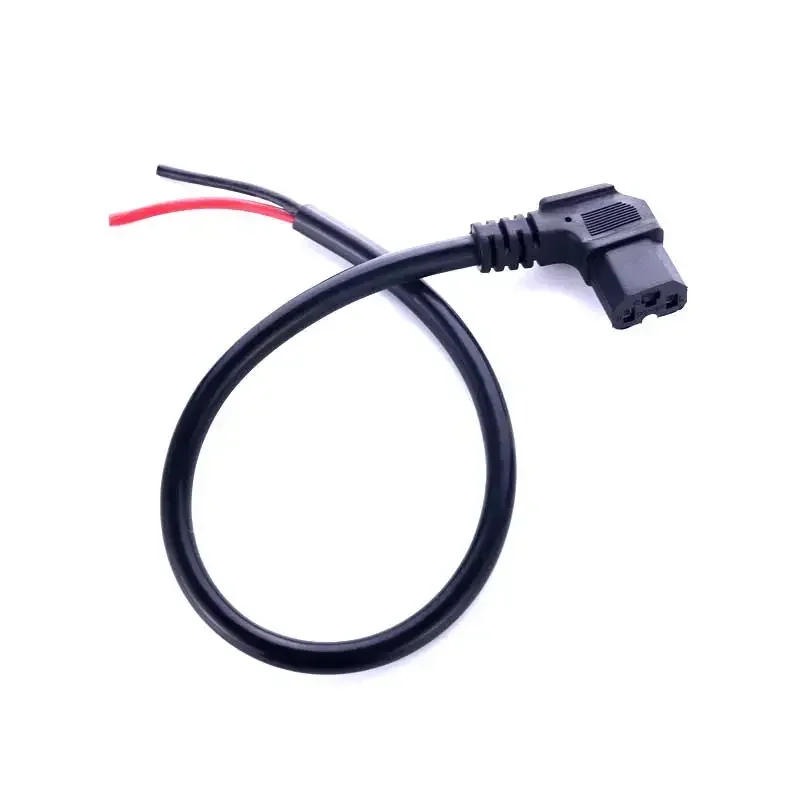 1.5/2.5 Square Electric Tricycle Battery Power Supply Elbow Cord E-Bike Battery Male/Female T-shaped 3Pin Connector Plug Socket