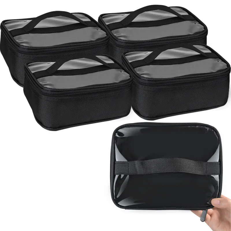 Oxford Fabric Makeup Cosmetic Organizer Case Water Resistant Large Capacity Portable Beauty Tool Toiletry Storage Organizer