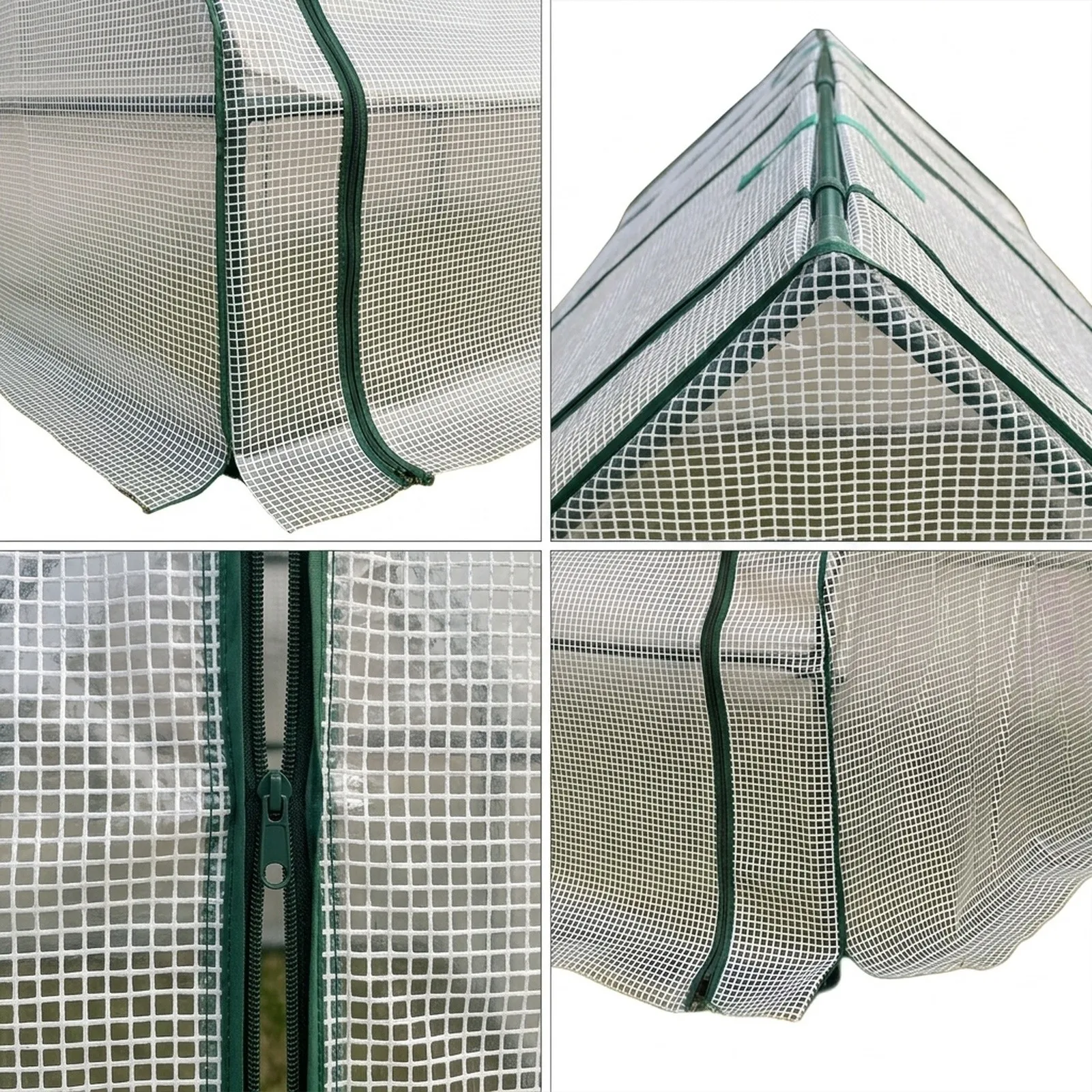 Cover Designed for Raised Garden Bed Delivers For Mini Greenhouse Capabilities with Tear Resistant PVC PE Outer Shell