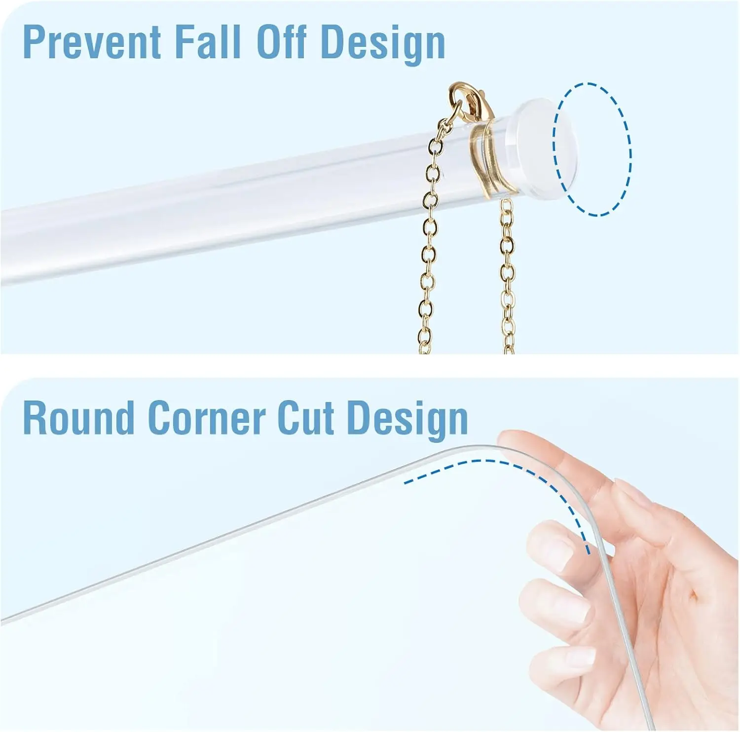 حامل المجوهرات، حامل القلادة، برجين، حامل القلادة الشفاف، منظم المجوهرات من الأكريليك، تعليق السوار