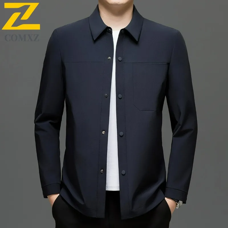 

2025 Autumn New Jacket Male Fashion Classic Business Style Lightweight Jackets Premium Leisure Comfort Durable Outerwear