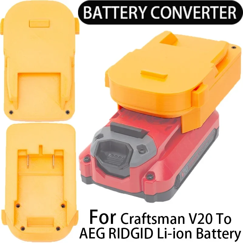 

Battery Adapter/Converter for AEG RIDGID 18V Li-ion tools to Craftsman V20 Li-ion Battery Adapter power Tool Accessories