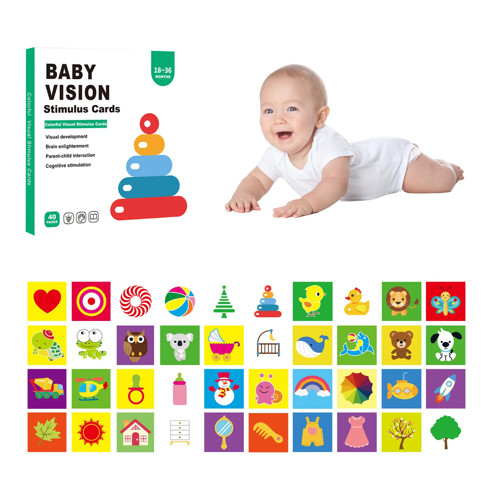 Numbers Education Black & White Baby Toys High Contrast Crinkle Cloth Activity Book Infant Toys For Baby 18 36 Months Relaxing