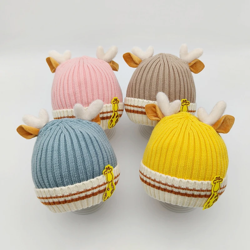 Autumn Winter Thick Warm Hats Solid Color Children Hat Outdoor Windproof Ear Protection Hats Stylish Breathable Warm Hats