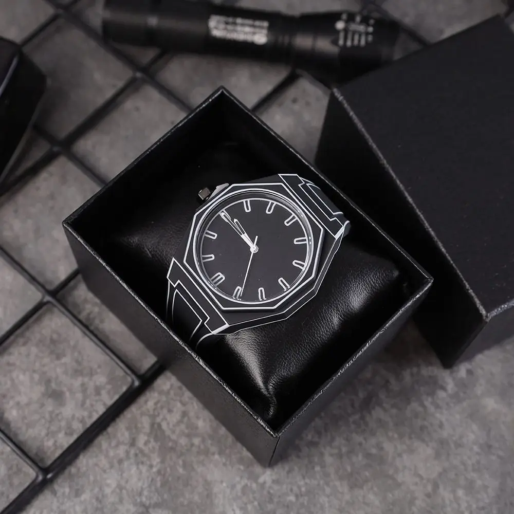 Новые современные спортивные часы для рисования, минималистичные нишевые художественные кварцевые часы, классический корпус из поликарбоната, модные стильные часы