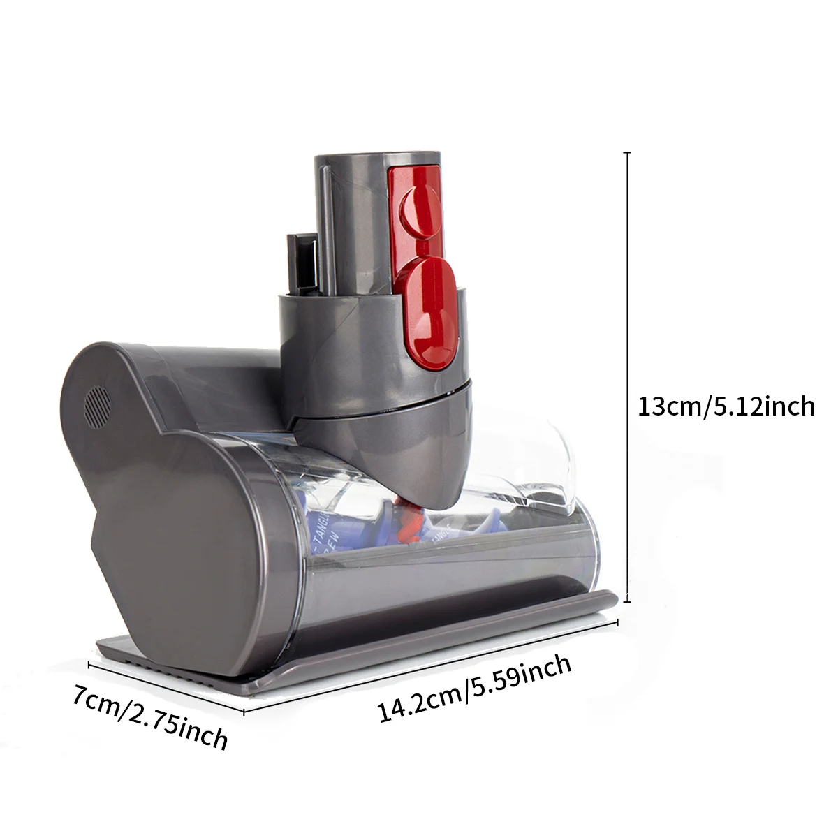 Mini Brush Head For Dyson V7 V8 V10 V11 V6 DC58 Vacuum Cleaner, For Mattress Sofa Carpet Car