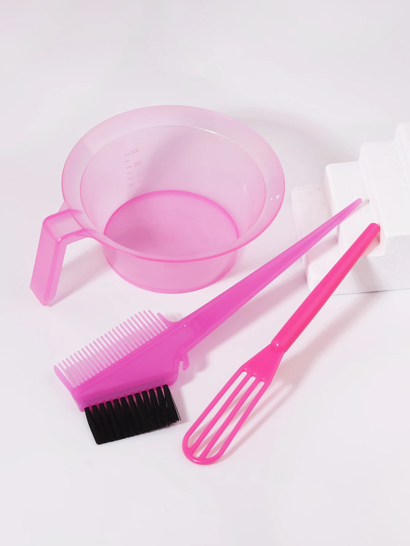 3-teiliges professionelles Haarfärbeset für den Salon, einschließlich Haarfärbeschale, Haarfärberührer und Haarfärbepinsel für Haar-Accessoires – Detail 3