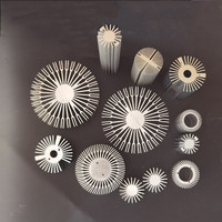 10mm 23mm 28mm 36mm 41mm 52mm 90mm 100mm  Aluminium Heat Sink for 20W 30W 50W 100W High Power COB LED Light