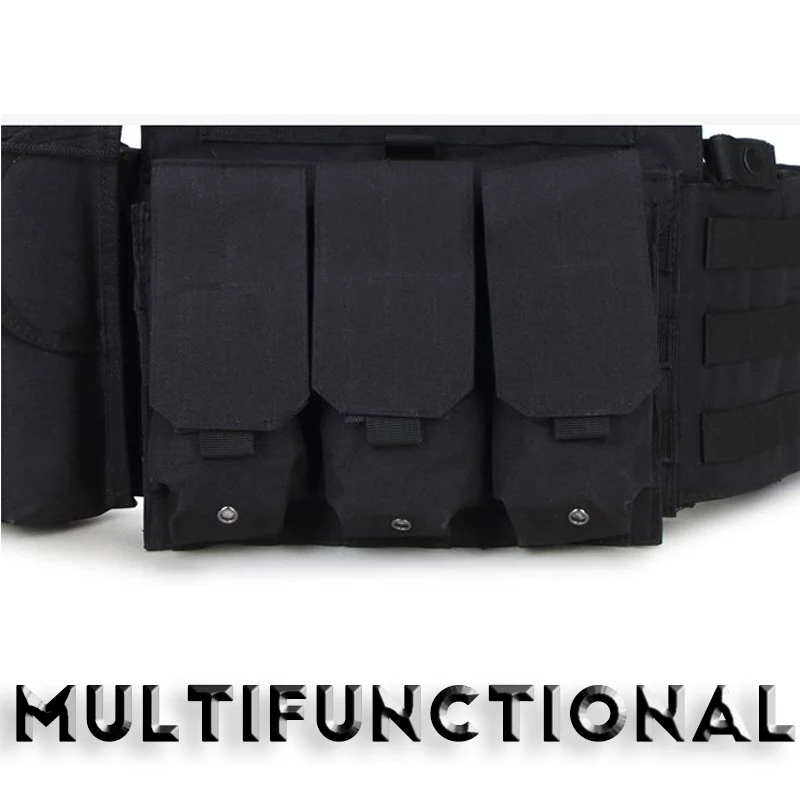 Tactical Hunting Molle Vest Military Combat Army Body Armor Training Protection Paintball GearAirsoft Plate Carrier Vest