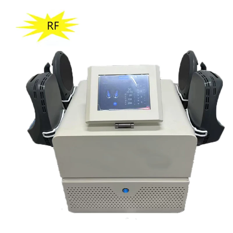 

2025 200Hz RF White Double Layer Weight Loss and Muscle Gain Body Slimming Slimming Machine