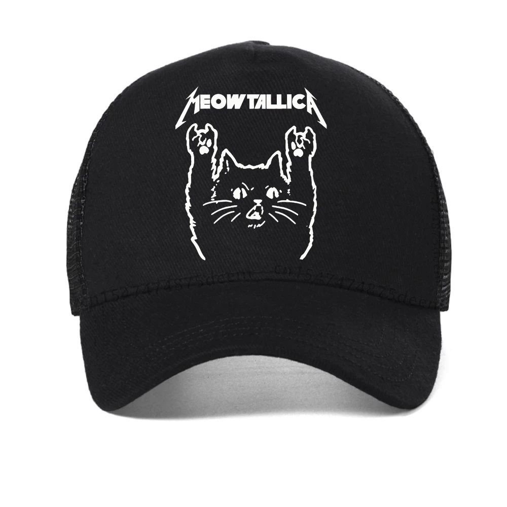 

Chibi Cat Anime Printed baseball cap fashion for Men Women Breathable snapback hat outdoor casual sport mesh Trucker hats