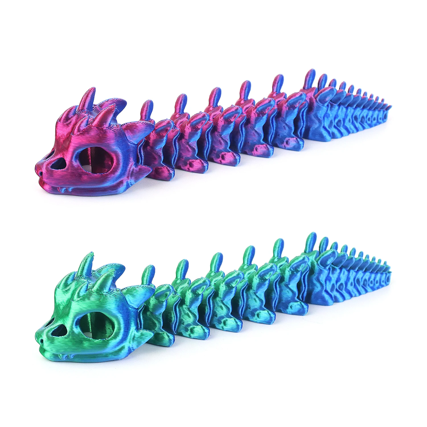 3D Printed Bone Dragon, Handheld Model Ornament Toy, 3D Printed Parent Child Interactive Entertainment