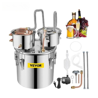 12L 20L 30L Alcohol Distiller Machine Beer Brewing Equipment DIY Wine Moonshine Apparatus Dispenser Kit for Home Appliance