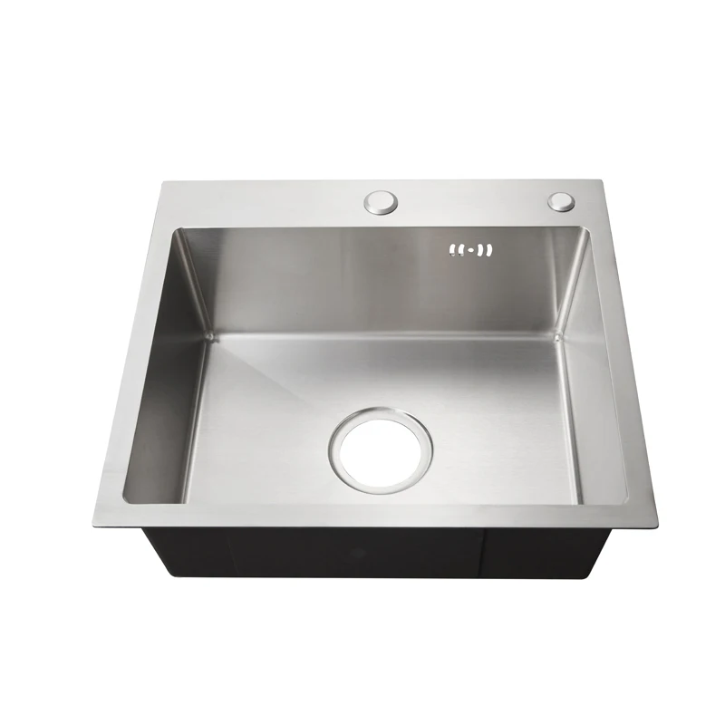 High Grade Kitchen Sinks Stainless Steel 304 Luxury Single Bowl Handmade Kitchen Sink Modern Kitchen Sink