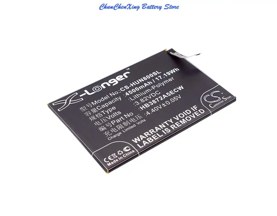 High Quality 4500mAh Battery HB3872A5ECW for Huawei EDI-AL10, EDI-DL00, Honor Note 8, Honor Note 8 Premium,