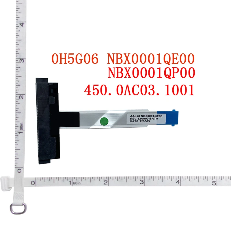 Novo conector de cabo hdd para laptop 450.0ac03.1001 para dell inspiron 3558 3559 vostro 3458 3468 3565 3567 3568 3562 p63f