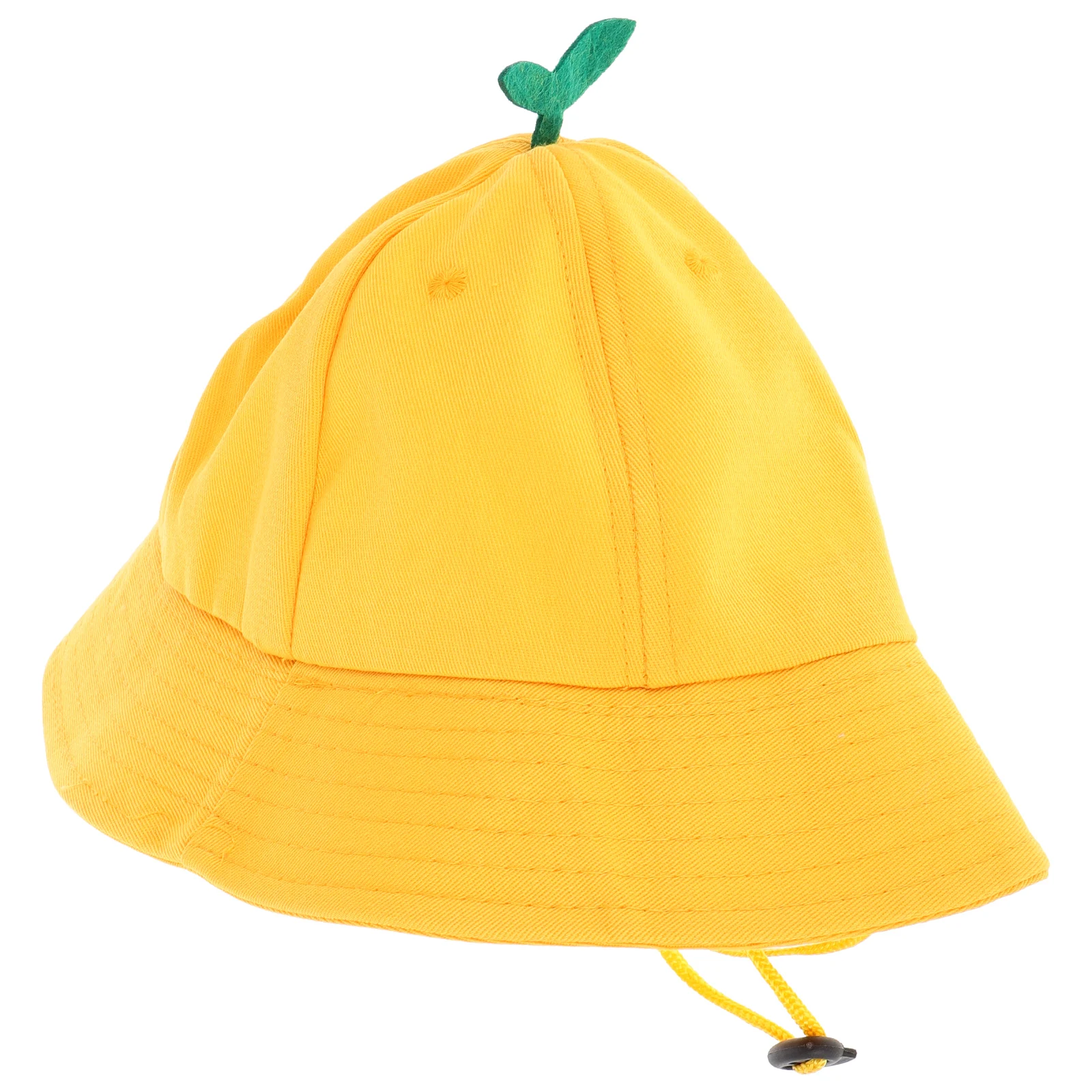 

Little Yellow Kids Bucket Hats Cotton Cap Toddler Pupils Sun Protection Fishing Beach Summer Wide Brim Hat Yellow Kids Hat