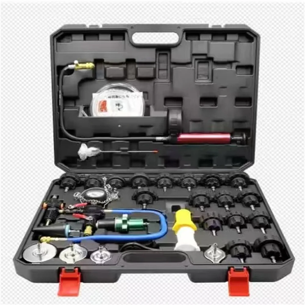 

Car Tank Pressurization Leak Detection Vacuum Pressure Gauge Tester Antifreeze Manual Replacement Filler