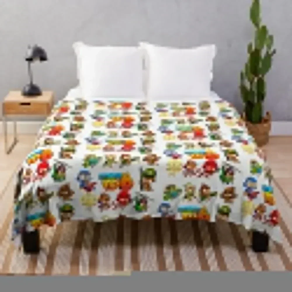 

BTD6 Compilation Throw Blanket Cozy Sofa Blanket for TV Watching Napping