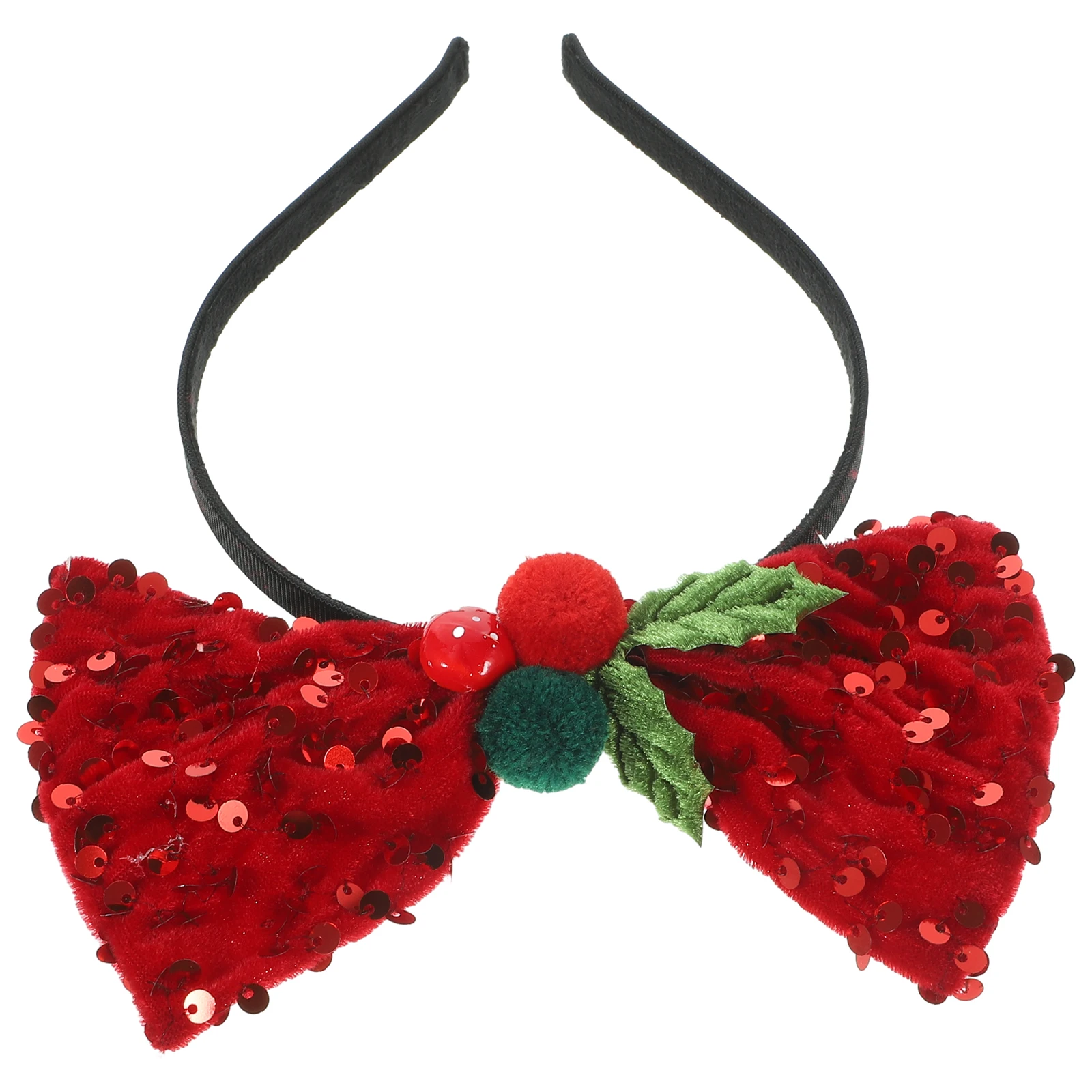 

Christmas Bow Headband Kids Hair Accessories Fabric Party Costume Cosplay Xmas Festival Headdress Women Girls Lightweight