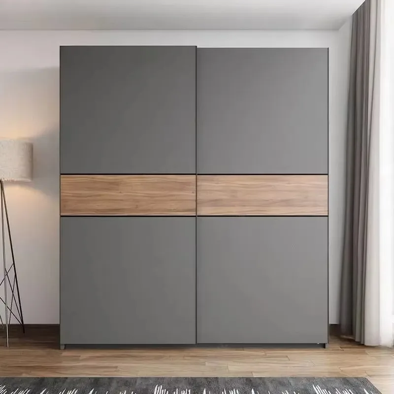 Nordic Orgnizer Clothes Wardrobes Luxury Black Proof Organizer Wardrobes Bedroom Storage Wooden Armario Para Ropa Funitures