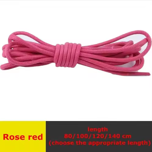 Wax Round Shoelaces for Boots and Dress Oxford Shoes Cotton Waterproof ShoeLaces Solid Polyester Rope Tie Long  80/100/120/140cm - Image 11
