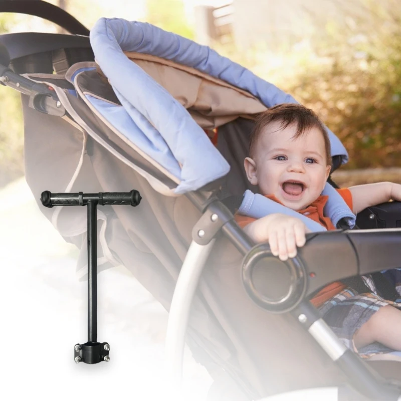 Lightweight Baby Carriage Handle Extender for Outdoor Activity 30mm/45mm Black 425F