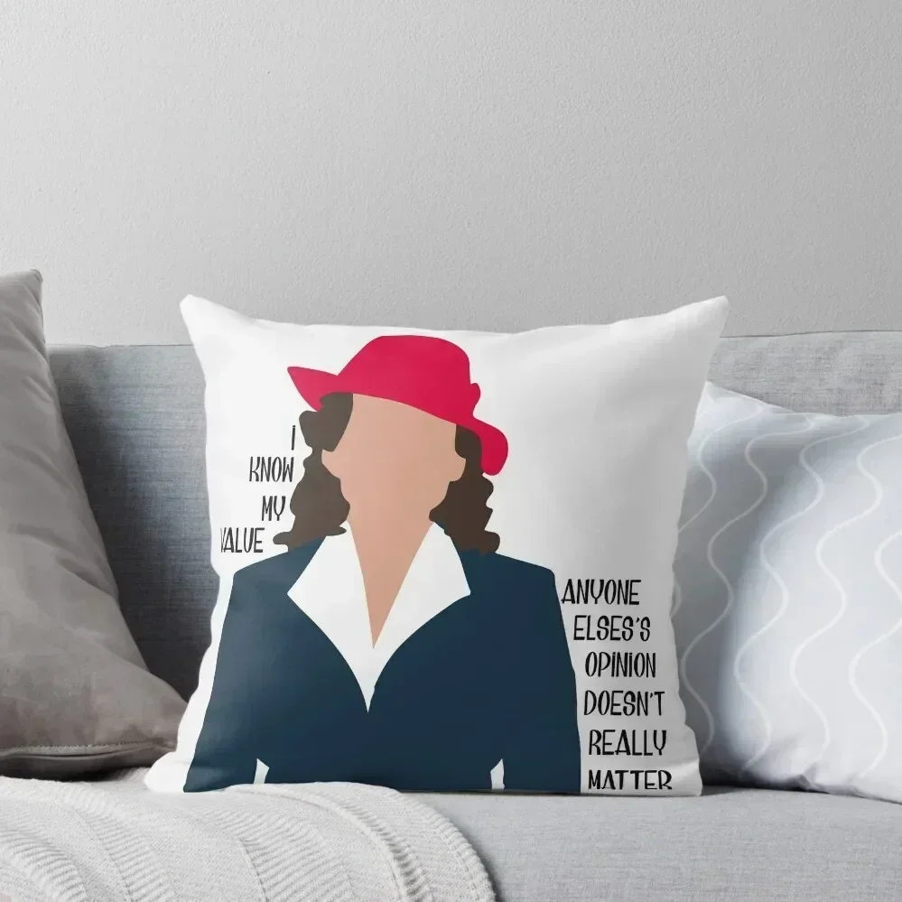 

Agent Carter Throw Pillow Sofa Cushions Custom Cushion Luxury Living Room Decorative Cushions pillow