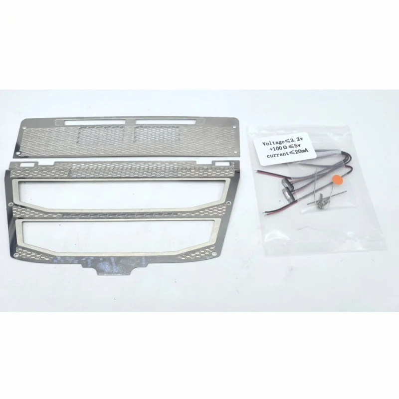 LED 1 pz Metallo Simulazione Copertura di Aspirazione Aria per 1/14 Tamiya RC Camion Auto VOLVO 56362 56375 56360 parti fai da te Giocattoli
